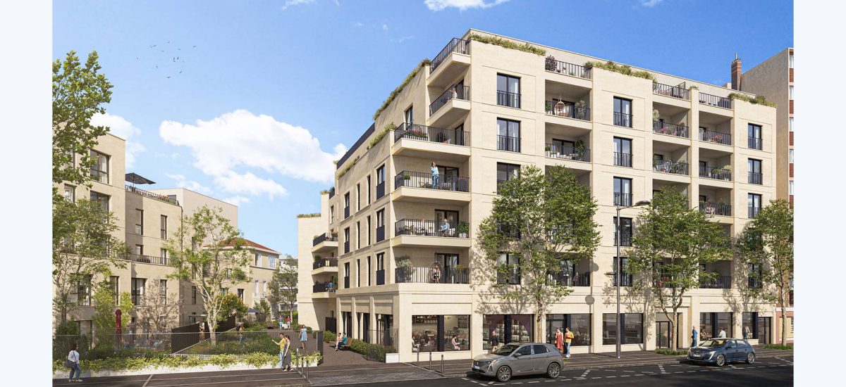 Passage Anatole - programme immobilier neuf AUBERVILLIERS (93) - LLI - ANRU - TVA Nominale - TVA réduite - LMNP NON GERE