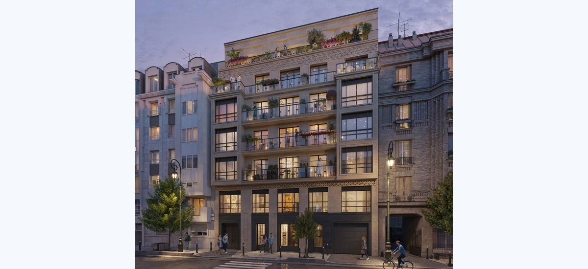 Villa Marius - programme immobilier neuf PUTEAUX (92) - TVA Nominale - LMNP NON GERE