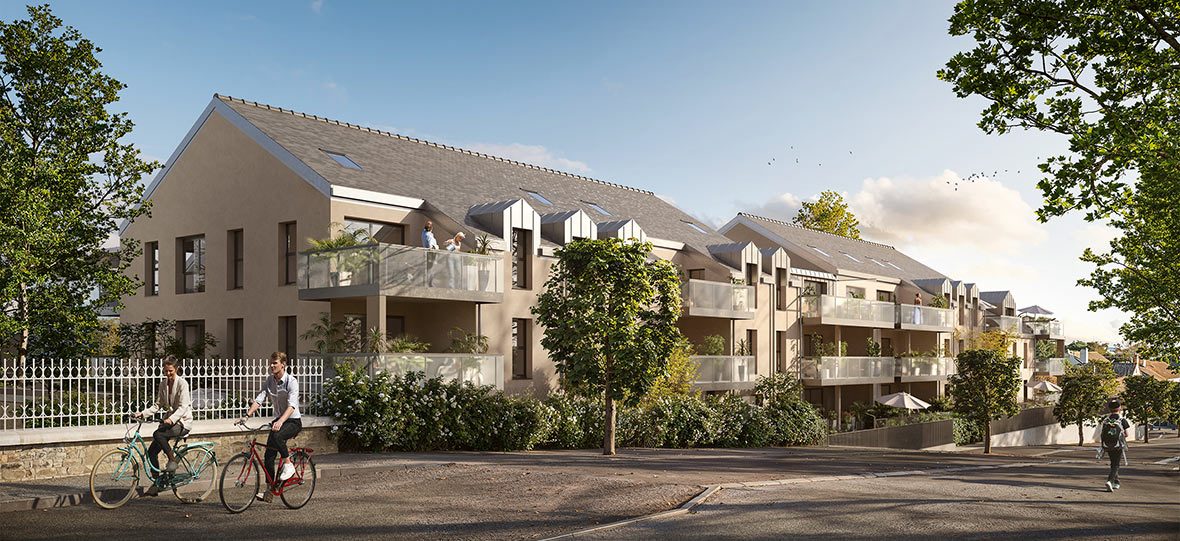 Coeur Héritage - programme immobilier neuf OUISTREHAM (14) - TVA Nominale - LMNP NON GERE