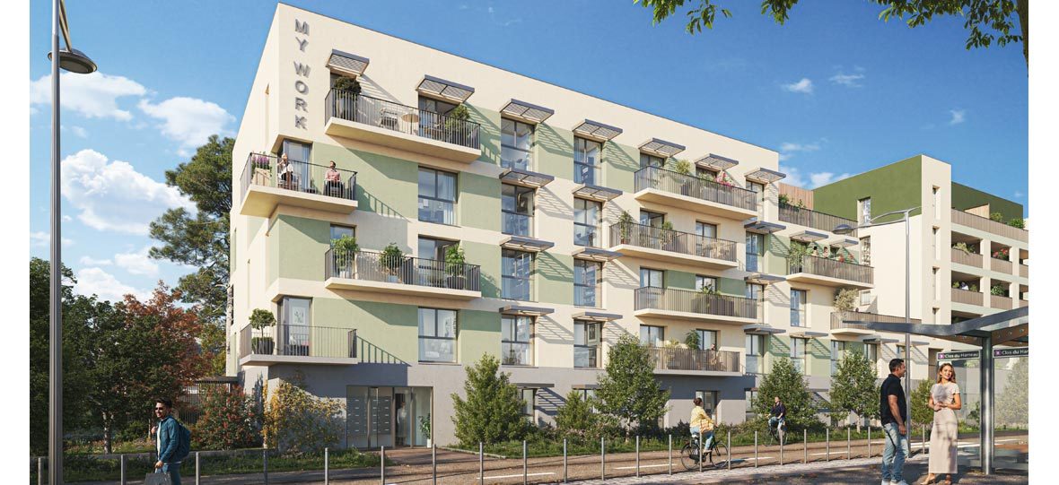 My Work Orléans Clos du Hameau - programme immobilier neuf SAINT-JEAN-DE-BRAYE (45) - TVA Nominale - LMNP NON GERE
