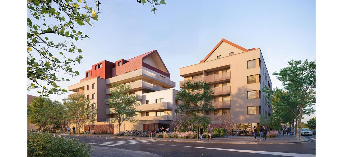 RESIDENCE EOLE - programme immobilier neuf STRASBOURG (67) - ANRU - TVA Nominale - TVA réduite - LMNP NON GERE