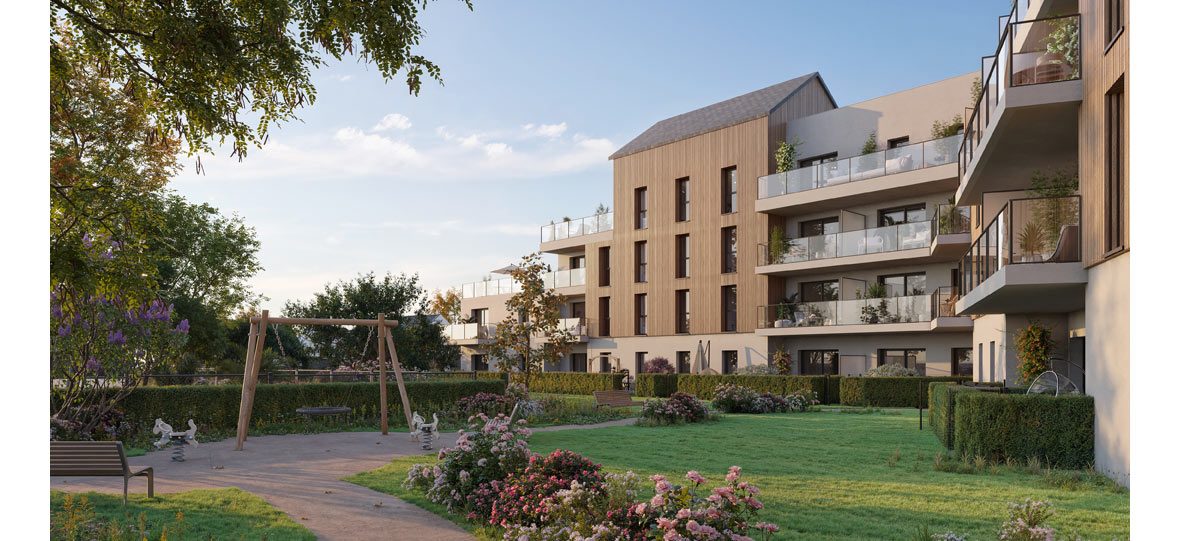 LES TERRASSES DU COURT - programme immobilier neuf THORIGNE-FOUILLARD (35) - BRS - LMNP NON GERE