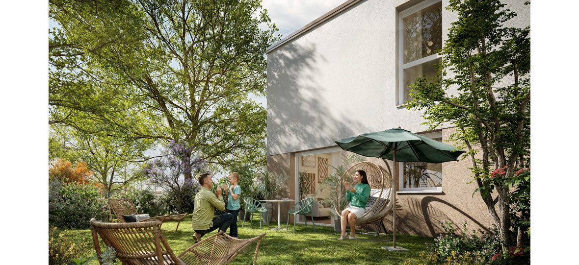 Le Hameau des Alisiers - programme immobilier neuf BOURGES (18) - ANRU - TVA Nominale - TVA réduite - LMNP NON GERE