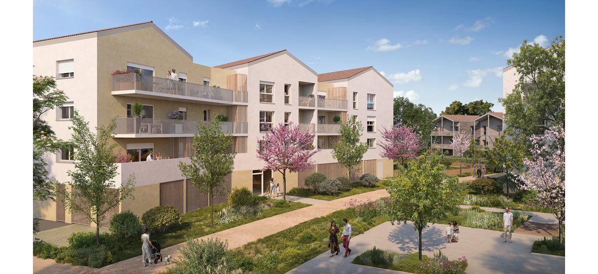 LES RIVES DE L'AMBENE - programme immobilier neuf RIOM (63) - LLI - TVA Nominale - LMNP NON GERE