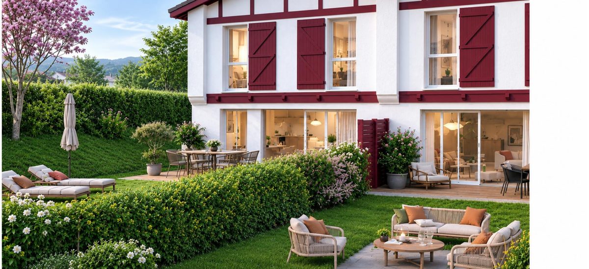 Domaine HARRIAGA - programme immobilier neuf ESPELETTE (64) - TVA Nominale