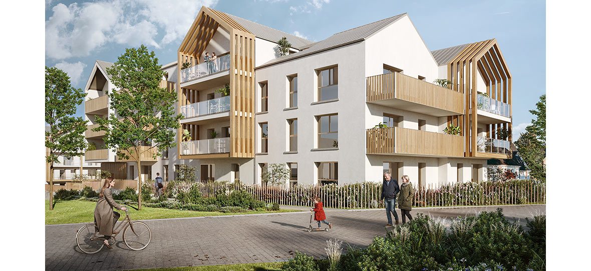 Kewenn Kalon - programme immobilier neuf QUEVEN (56) - LLI - TVA Nominale - LMNP NON GERE