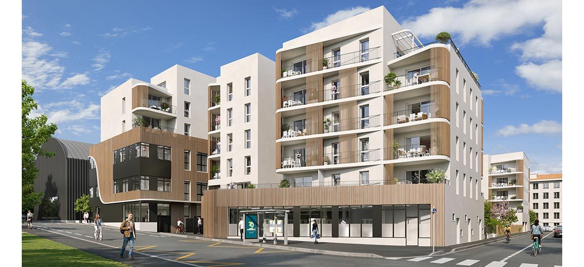 Soixante-Treize - programme immobilier neuf LA ROCHELLE (17) - LLI - ANRU - TVA Nominale - TVA réduite - LMNP NON GERE