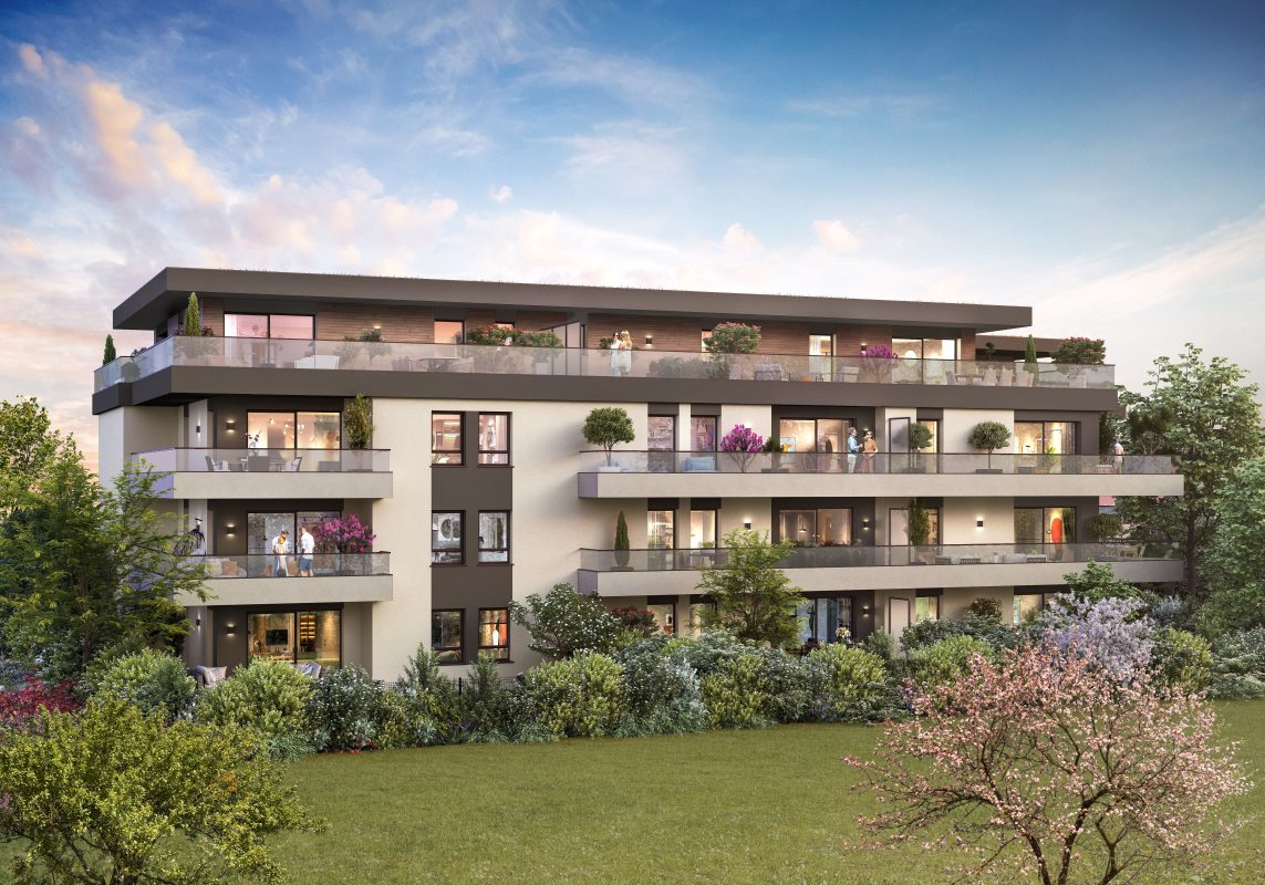 Villas Acacias - programme immobilier neuf DOUVAINE (74) - TVA Nominale