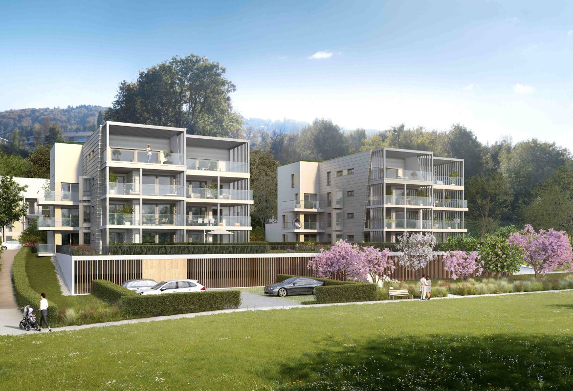 Hill Park 3ème tranche - programme immobilier neuf EVIAN-LES-BAINS (74) - TVA Nominale