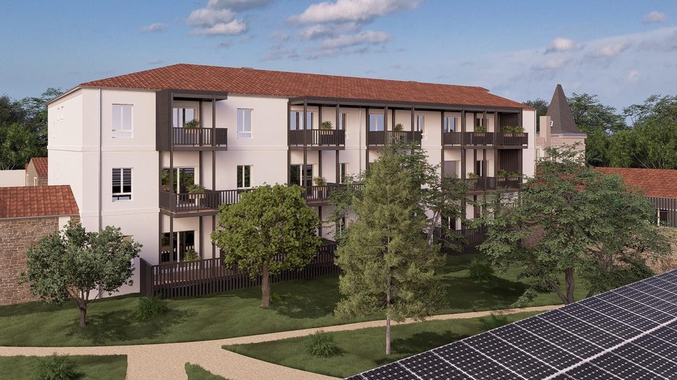 LA CLOSERIE DU PARC - programme immobilier neuf CLAVETTE (17) - TVA Nominale - LMNP NON GERE - DEFICIT FONCIER