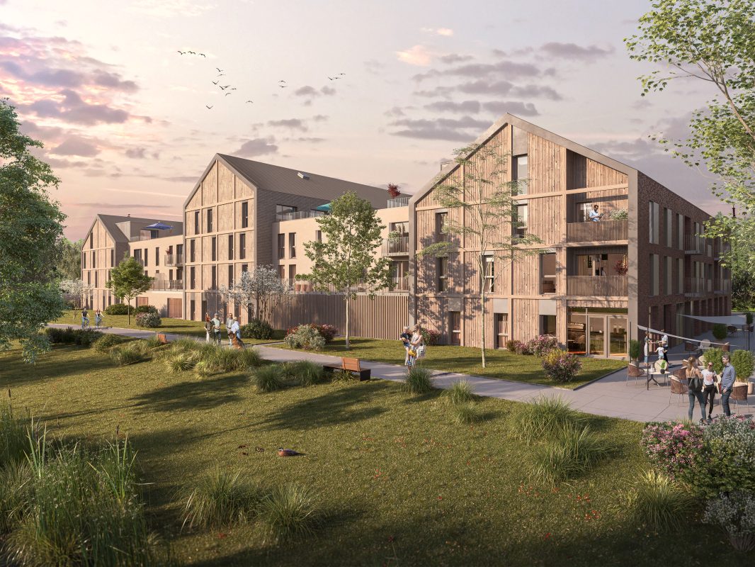 LE BORD COTE - programme immobilier neuf Croix (59) - Démembrement