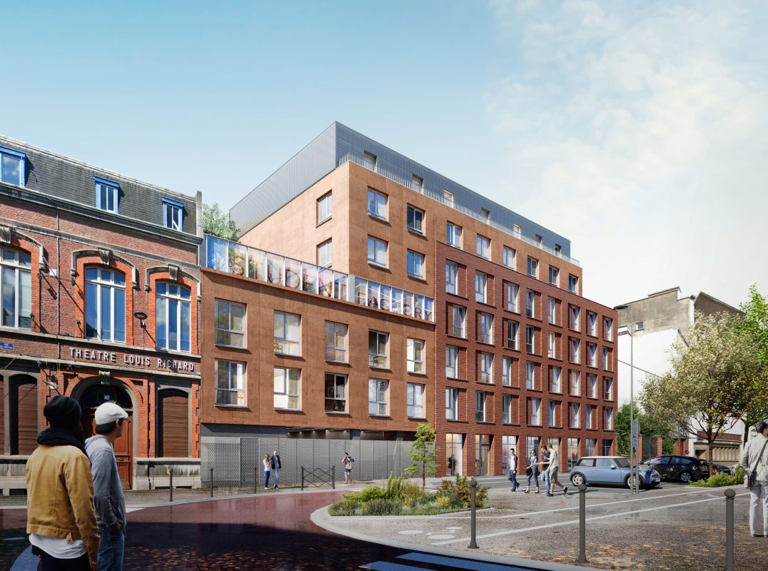 STUDENT FACTORY ROUBAIX MAIRIE - programme immobilier neuf ROUBAIX (59) - LMNP