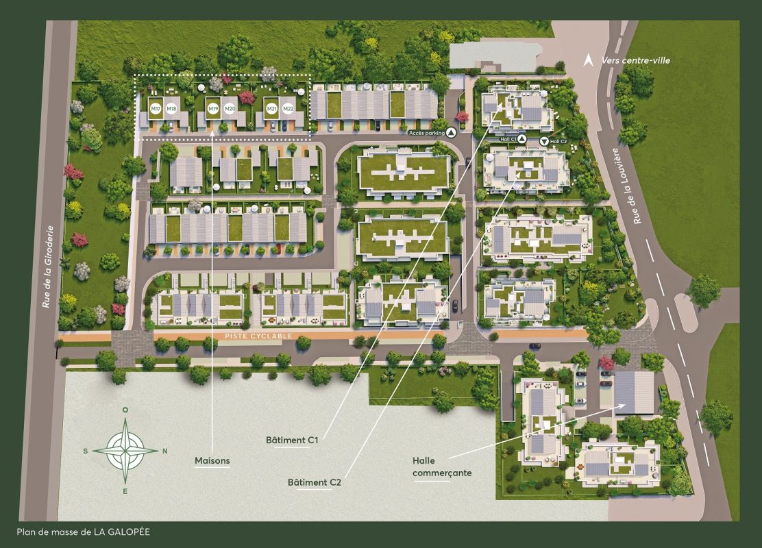 LA GALOPEE - programme immobilier neuf RAMBOUILLET (78) - Loi Pinel, Loi Jeanbrun, LMNP