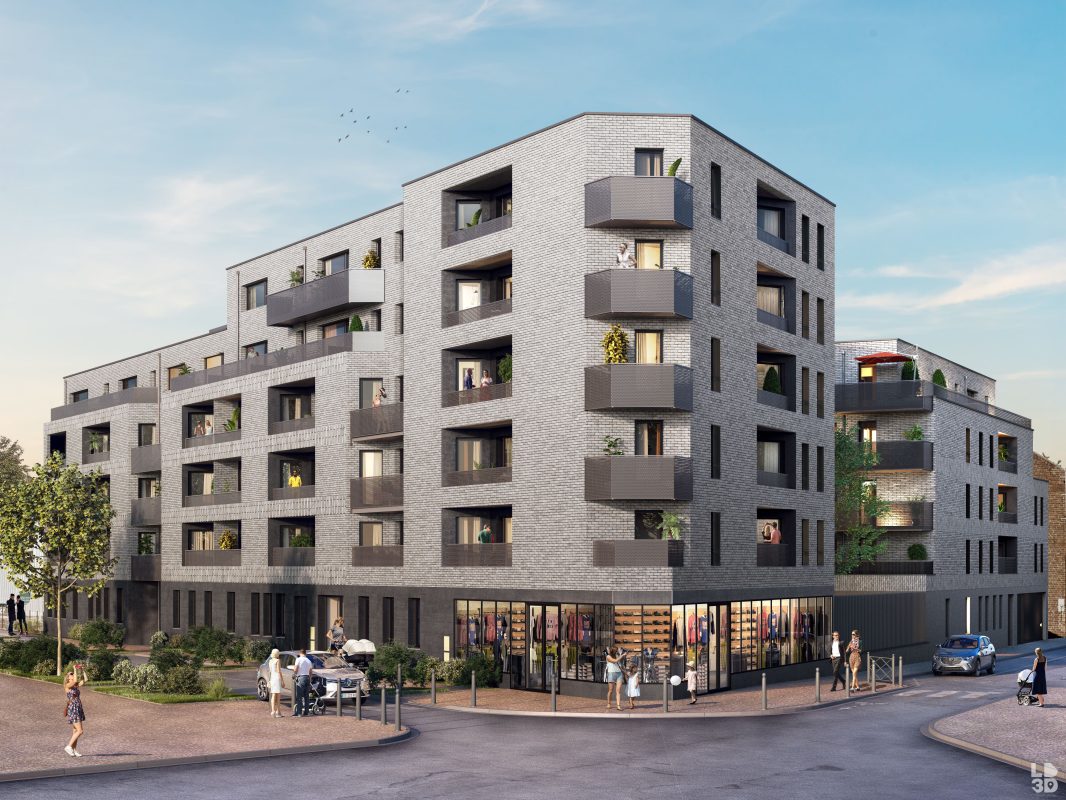 EDENIUM - programme immobilier neuf LILLE (59) - Loi Jeanbrun, Prix social, BRS
