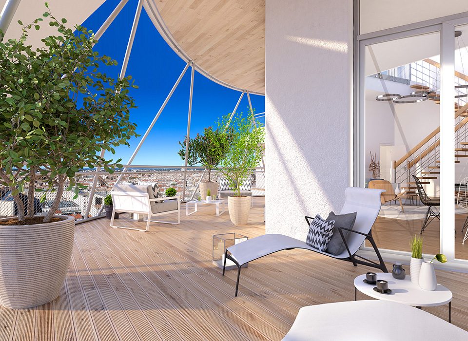 HIGHER ROCH - programme immobilier neuf MONTPELLIER (34) - PLS