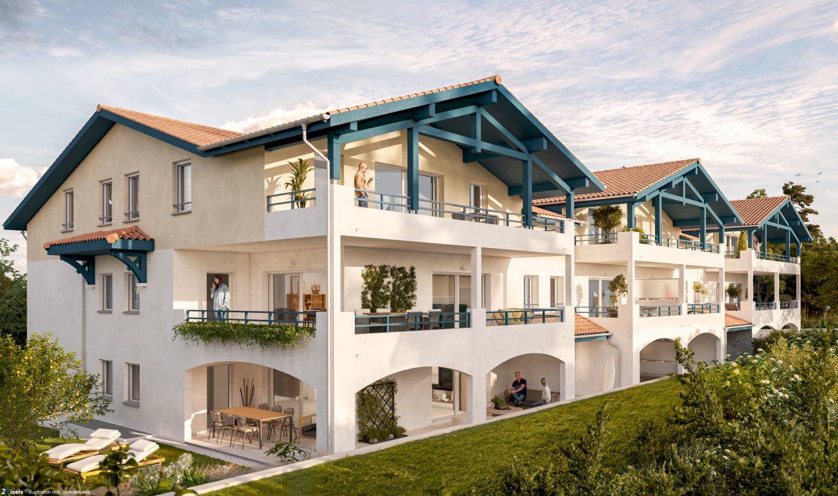 BAÏNA - programme immobilier neuf CAPBRETON (40) - Loi Jeanbrun, LMNP
