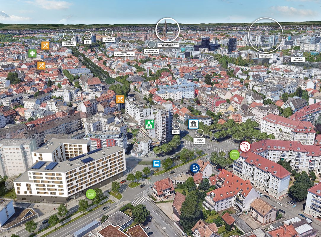 STUDENT FACTORY STRASBOURG NEUDORF - programme immobilier neuf STRASBOURG (67) - LMNP