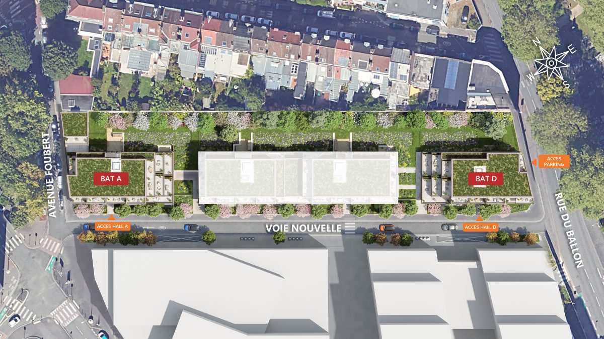 INSULA - programme immobilier neuf LILLE (59) - Loi Jeanbrun, LMNP, LLI