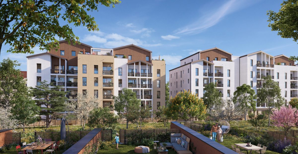 LES BALCONS DE JULIETTE - programme immobilier neuf DECINES CHARPIEU (69) - LMNP
