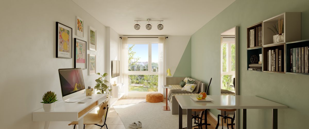AGORA VOLTAIRE - programme immobilier neuf DIJON (21) - Loi Jeanbrun, LMNP, LLI