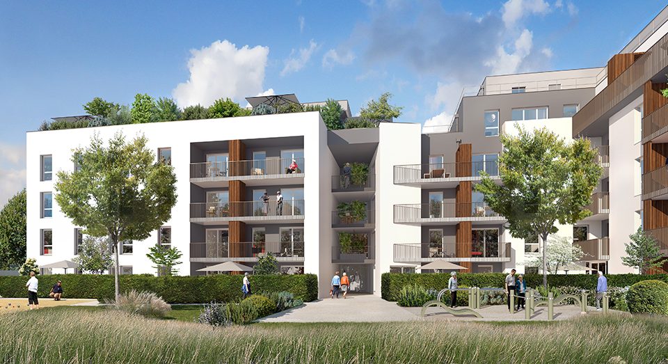 LA BASTIDE DE L'HORLOGE - programme immobilier neuf TASSIN-LA-DEMI-LUNE (69) - LMNP, PLS