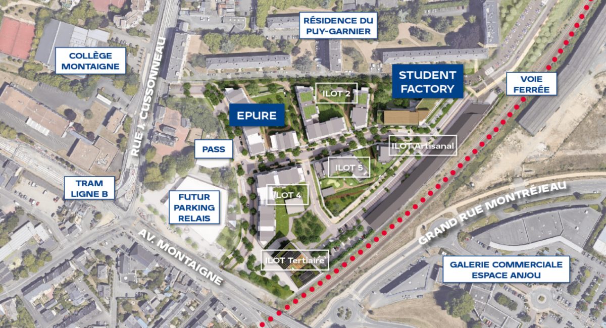 STUDENT FACTORY ANGERS - MONTAIGNE - programme immobilier neuf ANGERS (49) - LMNP