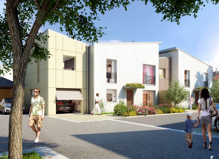 CÔTÉ JARDIN, CÔTÉ TERRASSE - MAISONS - vue 2