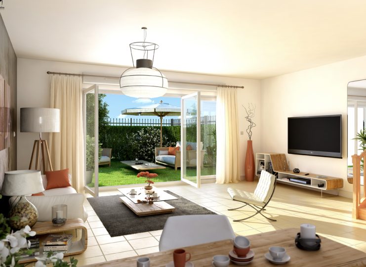 CÔTÉ JARDIN, CÔTÉ TERRASSE - MAISONS - vue 4