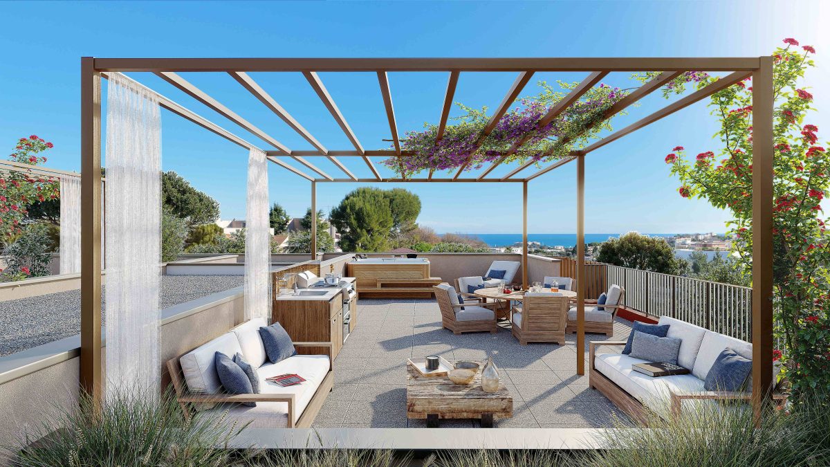 LUMINEA - programme immobilier neuf ANTIBES (06) - Loi Jeanbrun, LMNP, Nue-Propriété, LLI