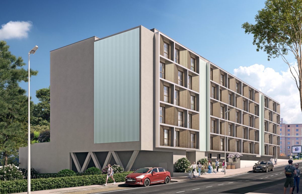 STUDENT FACTORY NANCY Vélodrome - programme immobilier neuf VANDOEUVRE LES NANCY (54) - LMNP