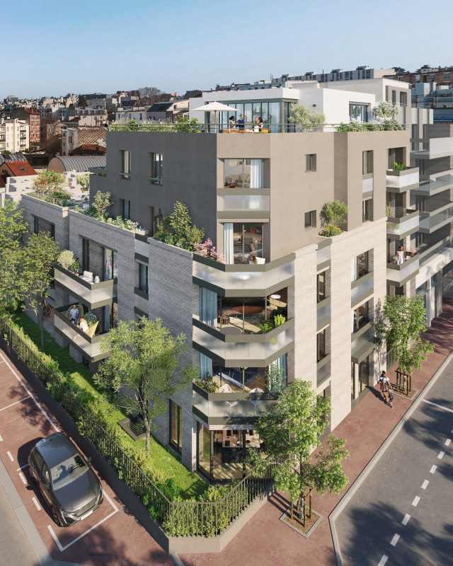 AXOMA - programme immobilier neuf Issy-les-Moulineaux (92) - Location meublée, PTZ