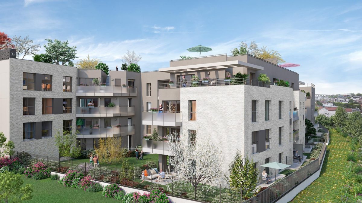 L'ECLAT - programme immobilier neuf Arcueil (94) - Location meublée, TVA 5,5%