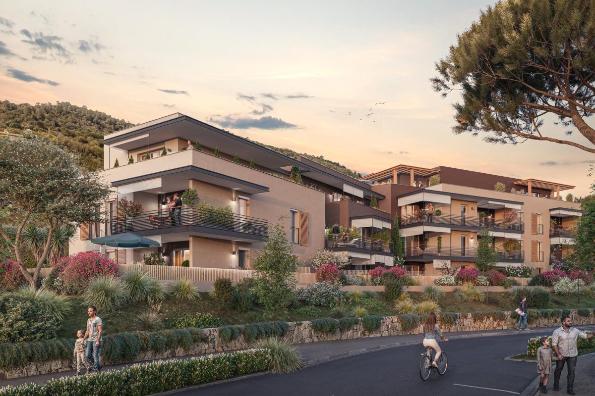 RIVA PARC - LES RESTANQUES - programme immobilier neuf La Gaude (06)