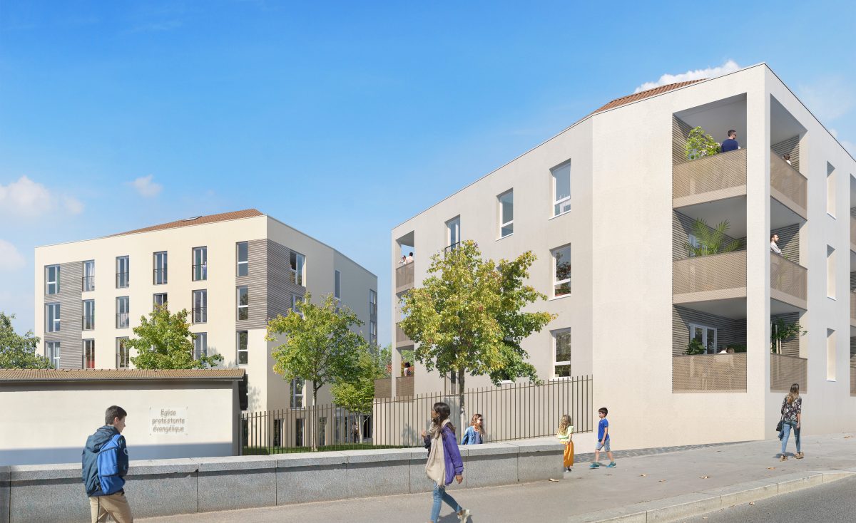 LE FIRST (01) - programme immobilier neuf Bourg-en-Bresse (01) - Dispositif Jeanbrun, Location Meublée Non Géré